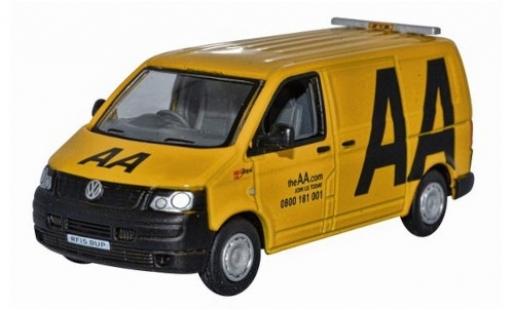 Diecast model cars Volkswagen T5 Base Van RHD AA Service 1/76 Oxford