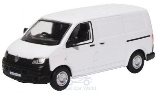 Diecast model cars Volkswagen T5 Base white Van 1/76 Oxford