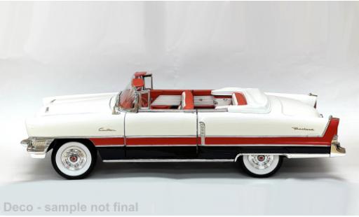 Diecast model cars Packard Caribbean Base (Convertible) with blacken stripes white/red 1955 1/18 Lucky Die Cast