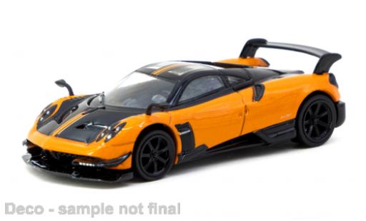 Diecast model cars Pagani Huayra BC orange 1/64 Tarmac Works