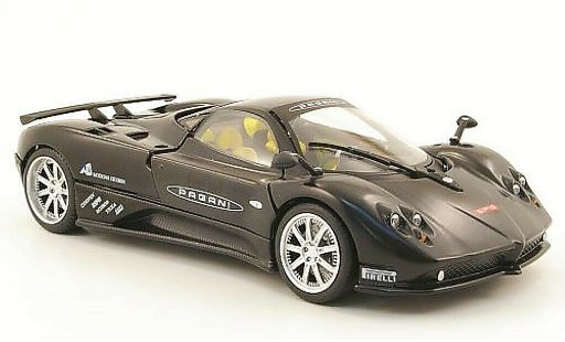 Pagani Zonda F 1/24 Motormax Nurburgring black diecast model cars