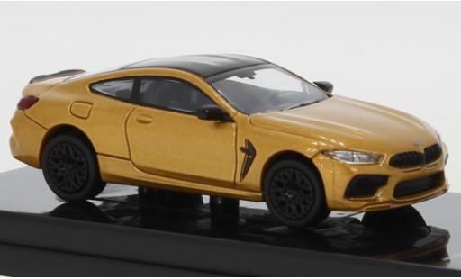 Diecast model cars Bmw M8 Coupe (F92) metallic copper/black 1/64 Para64
