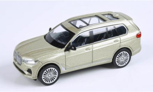 Diecast model cars Bmw X7 suv metallic beige 1/64 Para64