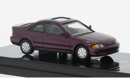 Diecast model cars Honda Civic Base EJ1 pink 1995 1/64 Para64