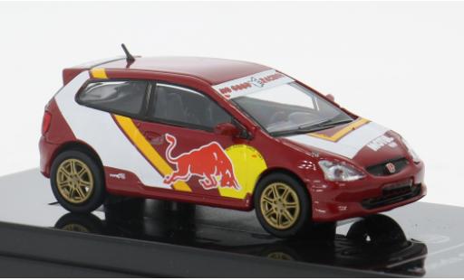 Diecast model cars Honda Civic Type R (EP3) red/Dekor 2001 1/64 Para64