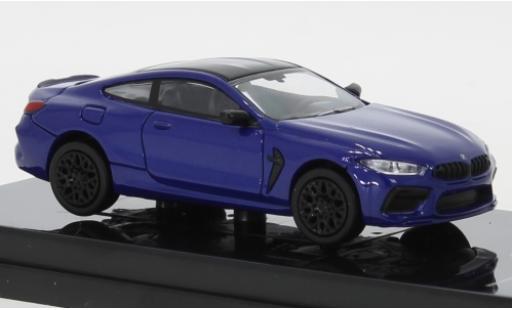 Diecast model cars Bmw M8 Coupe (F92) metallic blue/black 1/64 Para64
