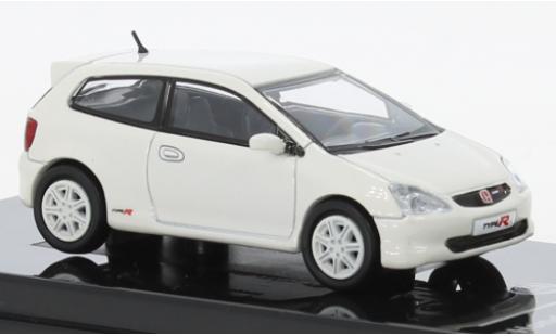 Diecast model cars Honda Civic Type R (EP3) white 2001 1/64 Para64
