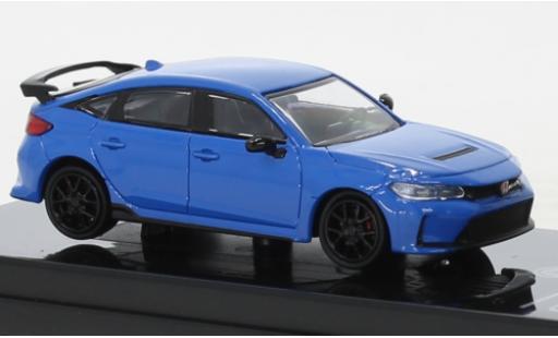 Diecast model cars Honda Civic Type R (FL5) blue 2023 1/64 Para64