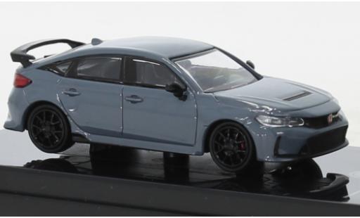 Diecast model cars Honda Civic Type R (FL5) grey 2023 1/64 Para64