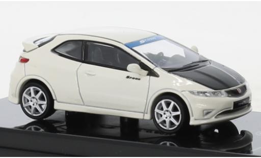 Diecast model cars Honda Civic Type R (FN2) white/black 2007 1/64 Para64