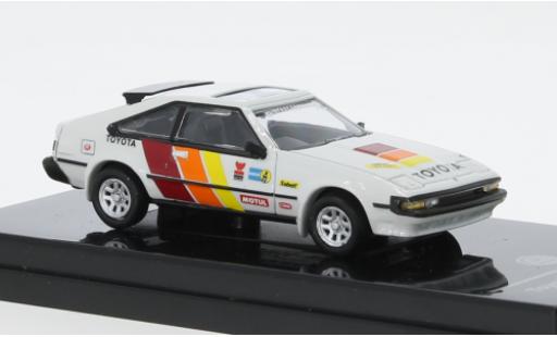 Diecast model cars Toyota Celica XX Supra white/D&Atilde;&copy;corer Alpine Rally 1984 1/64 Para64