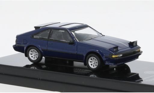 Diecast model cars Toyota Celica XX Supra blue 1984 1/64 Para64
