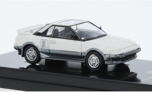 Diecast model cars Toyota MR2 AW11 2 white/d 1985 1/64 Para64