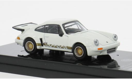 Diecast model cars Porsche 911 RSR Carrera 3.0 white/gold 1/64 Para64