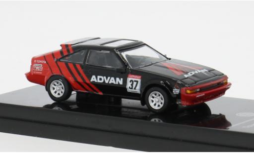 Diecast model cars Toyota Celica XX Supra black/red 1984 1/64 Para64