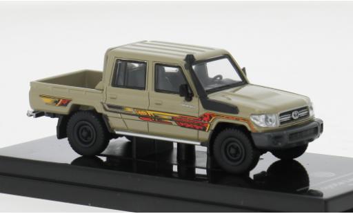 Diecast model cars Toyota Land Cruiser 70 79 beige 2014 1/64 Para64