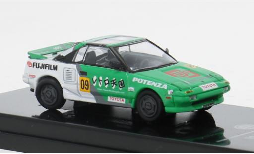 Diecast model cars Toyota MR2 AW11 2 MK1 1985 FujiFilm #9 1/64 Para64