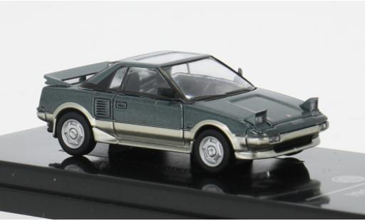 Diecast model cars Toyota MR2 AW11 2 MK1 green/gold 1985 1/64 Para64