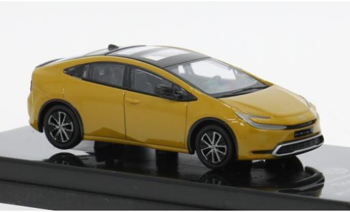 Diecast model cars Toyota Prius Base Maximum yellow 1/64 Para64