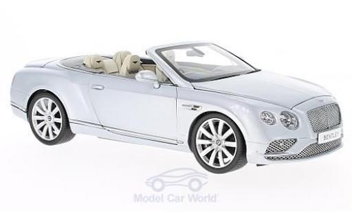 Diecast model cars Bentley Continental GT Convertible grey RHD 2016 1/18 Paragon