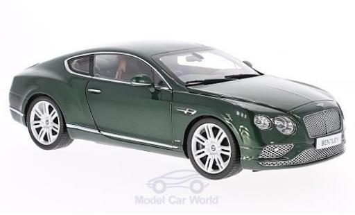 Diecast model cars Bentley Continental GT green RHD 2016 1/18 Paragon