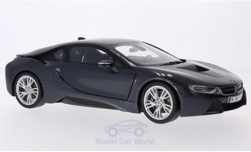 Diecast model cars Bmw i8 Coupe metallic grey 1/18 Paragon
