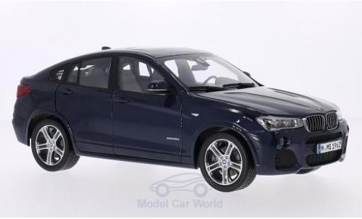 Diecast model cars Bmw X4 suv metallic blue 1/18 Paragon