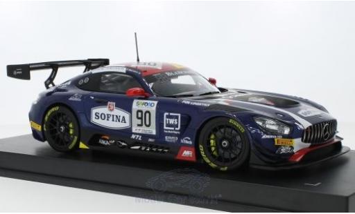 Diecast model cars Mercedes AMG GT GT3 3 No.90 Akka ASP Blancpain Endurance Series 24h Spa Francorchamps 2017 E.Mortara/M.Meadows/R.Marciello 1/18 Paragon
