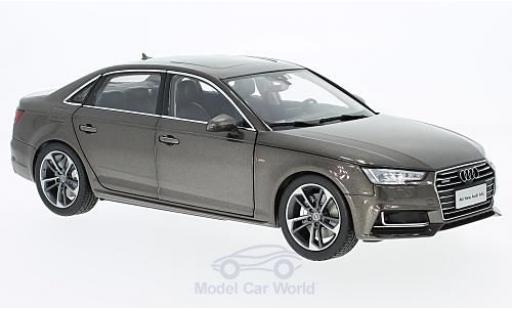 Diecast model cars Audi A4 berline L brown 2017 without Vitrine 1/18 Paudi