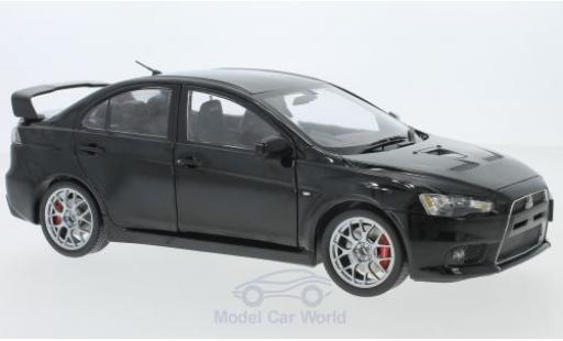 Diecast model cars Mitsubishi Lancer Evolution X EVO black RHD 1/18 Paudi