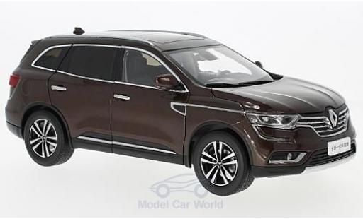 Diecast model cars Renault Koleos Base metallic brown 2016 1/18 Paudi