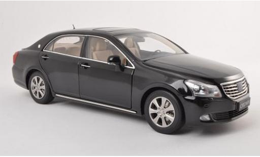 Diecast model cars Toyota Crown Base metallic black 2010 1/18 Paudi