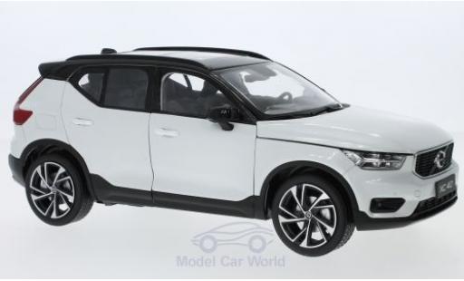 Diecast model cars Volvo XC40 Base 40 white 2018 1/18 Paudi
