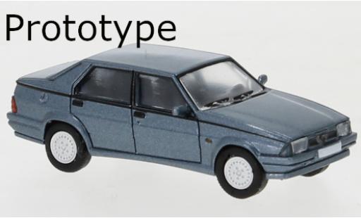 Diecast model cars Alfa Romeo 75 berline metallic blue 1988 1/87 PCX87