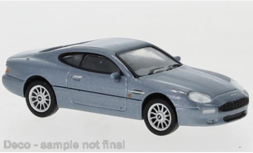 Diecast model cars Aston Martin DB7 coupe metallic blue 1994 1/87 PCX87