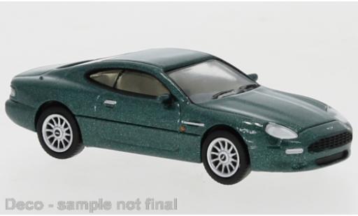 Diecast model cars Aston Martin DB7 coupe metallic green 1994 1/87 PCX87