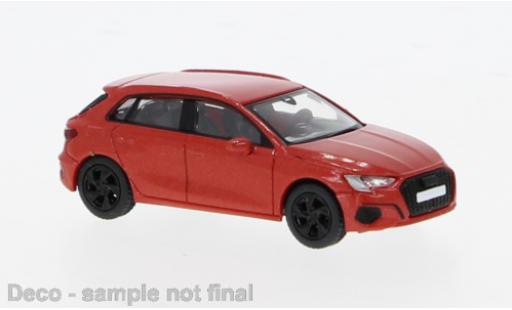 Diecast model cars Audi A3 sportback (8Y) red 2022 1/87 PCX87
