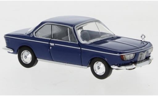 Diecast model cars Bmw 2000 CS blue 1965 1/87 PCX87