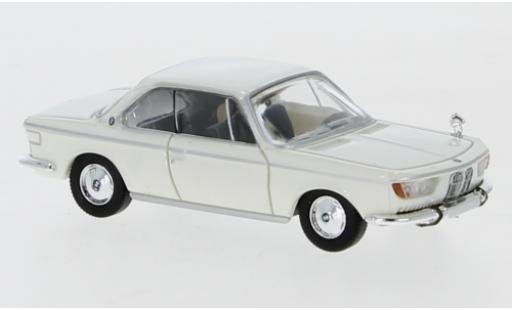Diecast model cars Bmw 2000 CS white 1965 1/87 PCX87