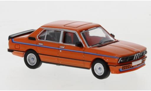 Diecast model cars Bmw M535 berline 35i (E12) orange 1980 Exklusiv bei Model Car World 1/87 PCX87