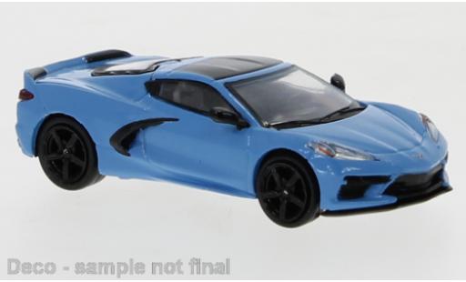 Diecast model cars Chevrolet Corvette Coupe C8 blue 2020 1/87 PCX87