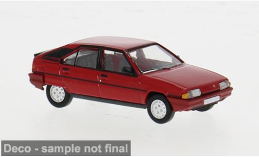 Diecast model cars Citroen BX Leader red 1982 1/87 PCX87