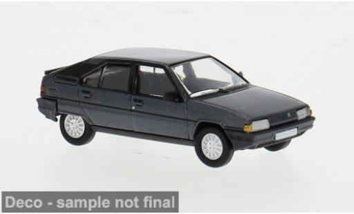 Diecast model cars Citroen BX Berline metallise grey 1982 1/87 PCX87