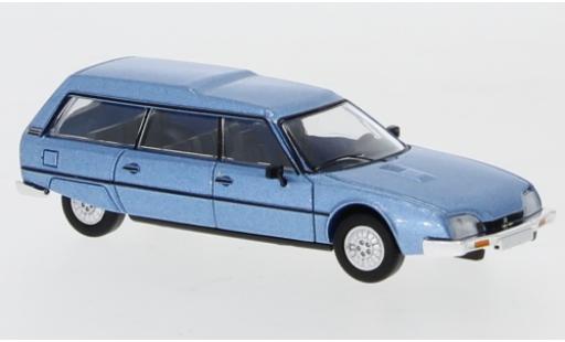 Diecast model cars Citroen CX Break Estate metallic blue 1976 1/87 PCX87
