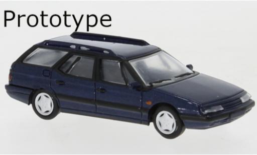 Diecast model cars Citroen XM Break Estate metallic blue 1991 1/87 PCX87