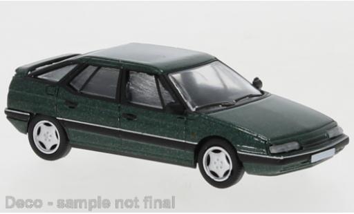 Diecast model cars Citroen XM Berline metallic green 1989 1/87 PCX87