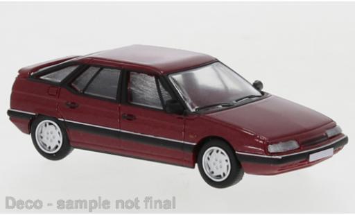Diecast model cars Citroen XM Berline metallic red 1989 1/87 PCX87