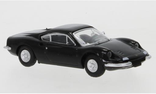 Diecast model cars Ferrari Dino GT 246 black 1969 1/87 PCX87