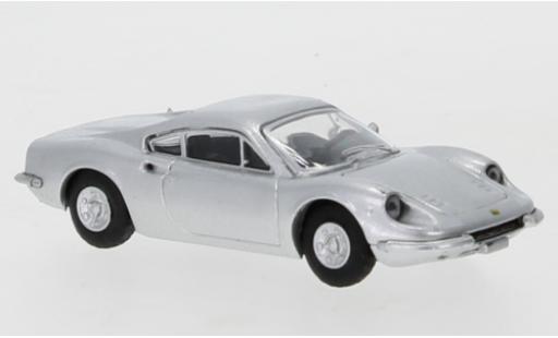 Diecast model cars Ferrari Dino GT 246 grey 1969 1/87 PCX87