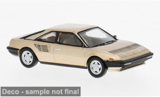 Diecast model cars Ferrari Mondial Coupe beige 1980 1/87 PCX87